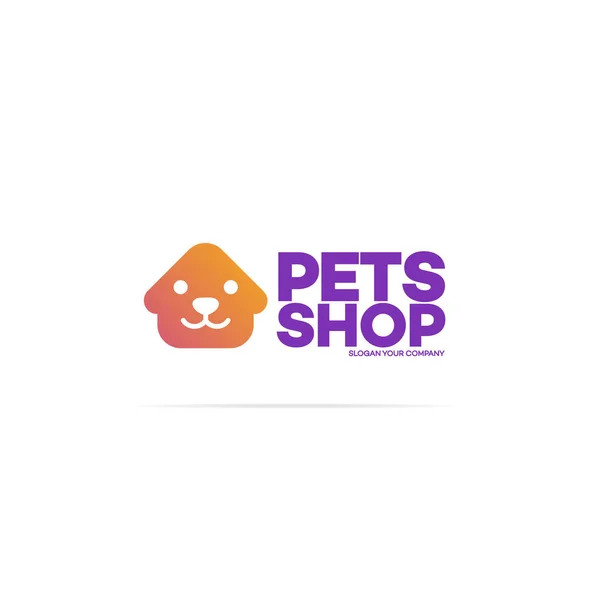 Logotipo da loja de animais de estimação — Vetor de Stock