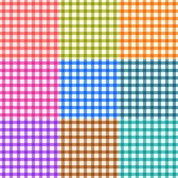 Damalı masa örtüsü seamless modeli farklı renk ayarla