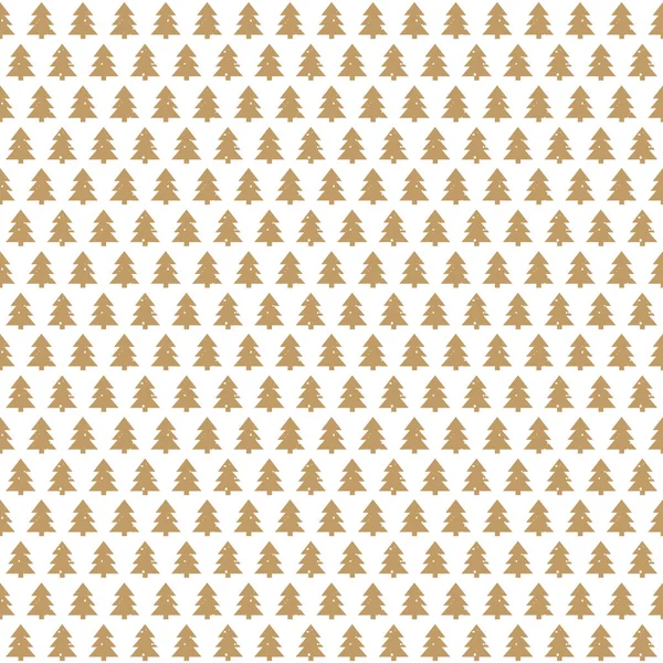 Noel seamless modeli Noel ağacı altın renk
