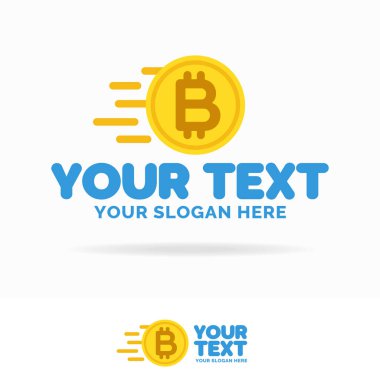 Bit sikke logo MEB için para düz stil uçmaktan seti