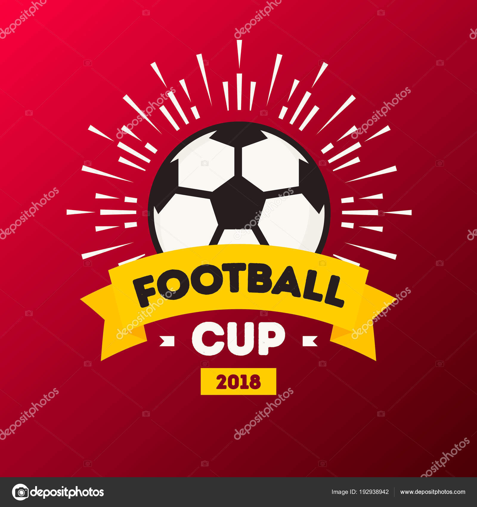 Fundo de vector de jogo de torneio de futebol de futebol