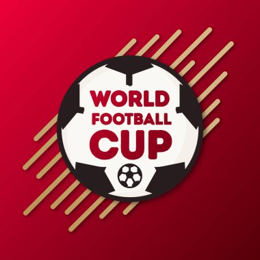 Vektör Dünya Futbol Kupası Futbol Dünya turnuva afiş