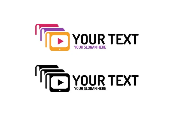 Logo vectoriel d'éducation en ligne — Image vectorielle