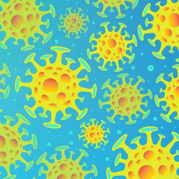 Vecteur Coronavirus fond — Image vectorielle