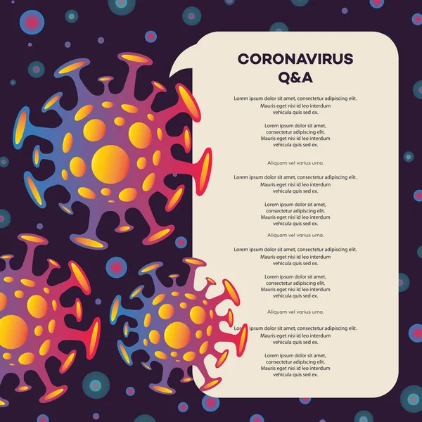 Novel coronavirus 2019-nCoV banner — Stock Vector