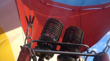 Sıcak hava balonu yavaş hareket için yazıcı