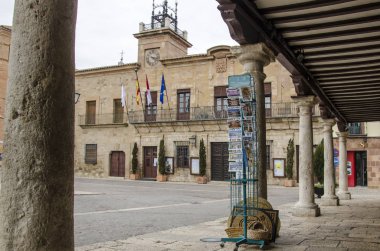 İspanya Almagro şehrin ana Meydanı'nın panoramik