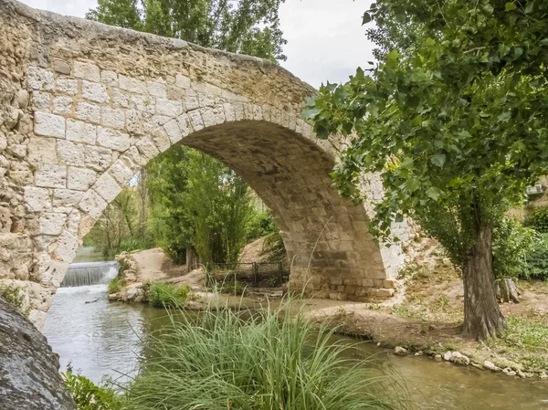 Stone Bridge Village Spain — Stock Photo, Image
