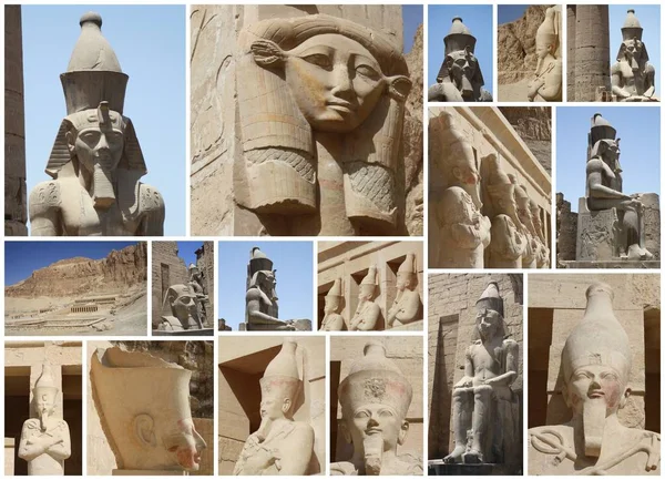 Sammlung von Fotografien von Ägypten — Stockfoto