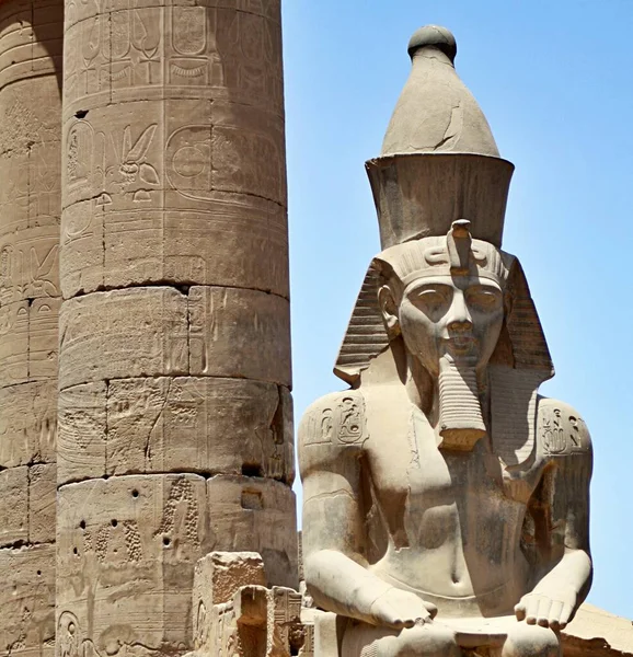 Ramesses Statue Luxor Temple Egypt — стоковое фото