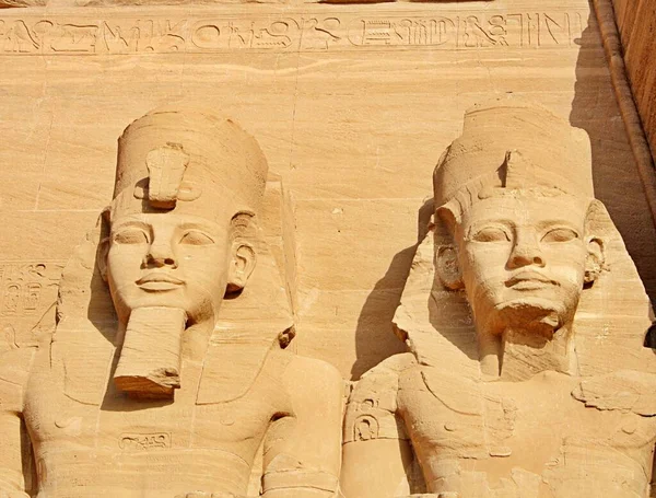 Templo Antigo Abu Simbel Núbia Egito — Fotografia de Stock