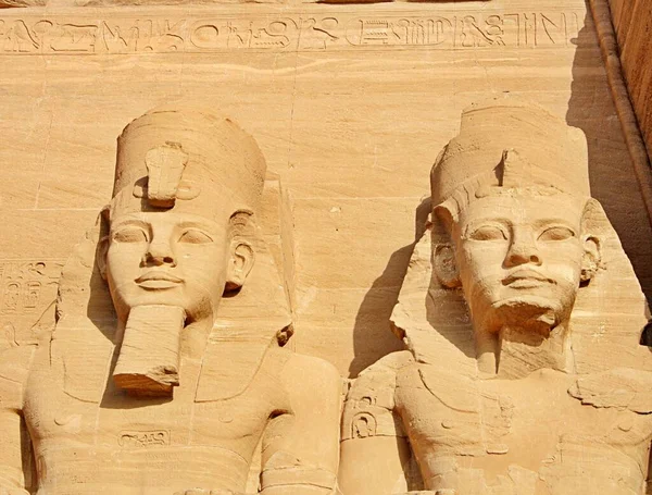 Αρχαίος Ναός Του Abu Simbel Nubia Αίγυπτος — Φωτογραφία Αρχείου