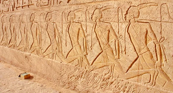 Древний Храм Абу Симбел Нубия Египет — стоковое фото