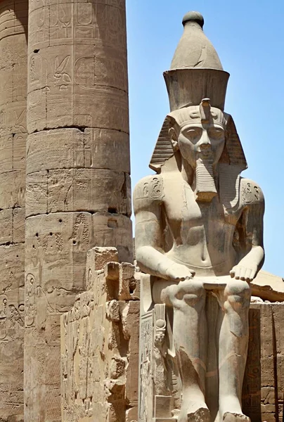 Ramesses Statue Luxor Temple Egypt Royalty Free Stock Images