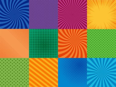 Çizgi roman sayfaları kümesi