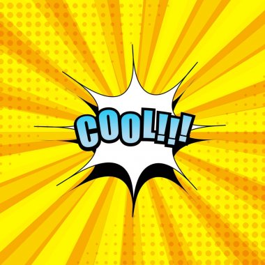 Çizgi roman sayfa sarı arka plan