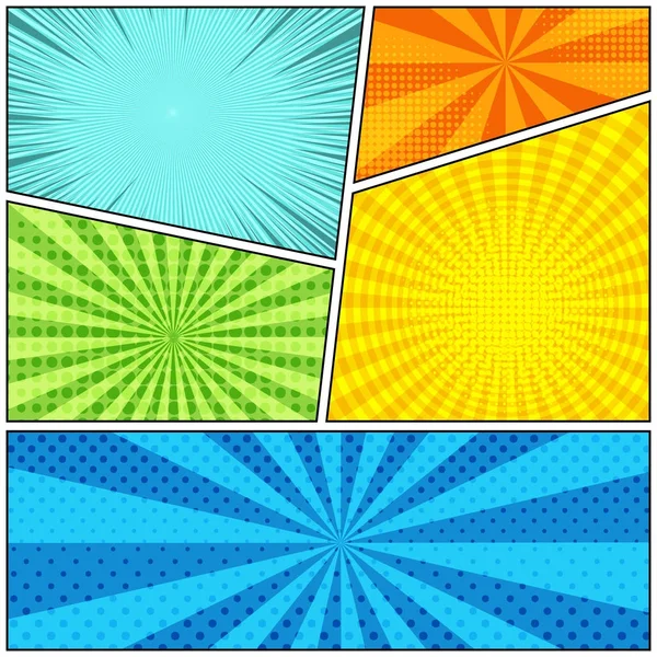 Çizgi roman renkli parlak arka plan