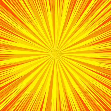 Çizgi roman boş güneşli turuncu arka plan