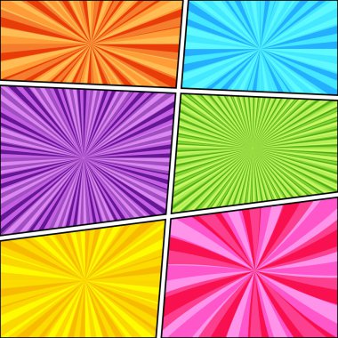 Çizgi roman sayfa mockup şablonu