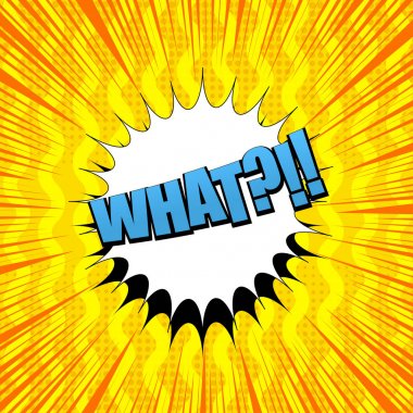 Komik sayfa renkli şablonu