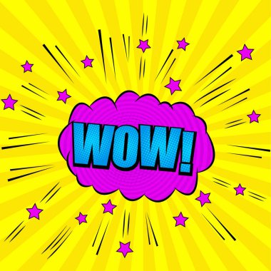 Komik ışık şablon