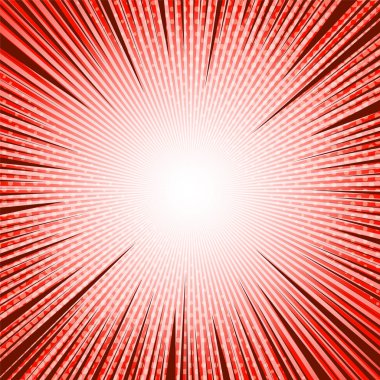 Komik parlak şablon