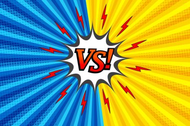 Çizgi renkli mücadele arka plan karşı