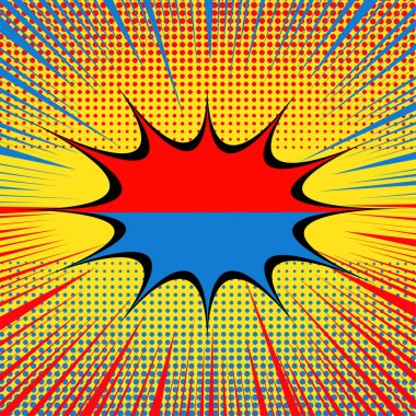 Çizgi parlak şablon ayrılmış