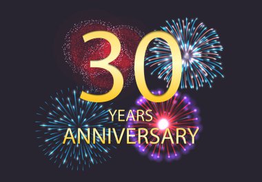 Onuncu yıldönümü kutlama şablonu