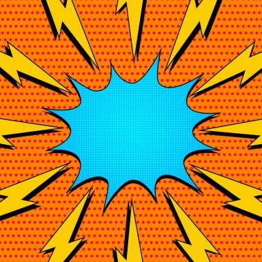 Patlayıcı zarif şablon