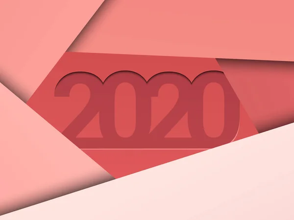 2020 Neujahr eleganter Hintergrund — Stockvektor