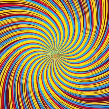 Soyut komik girdap arkaplanı