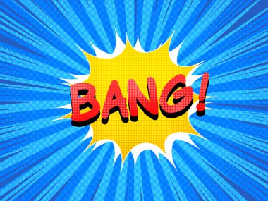 Çizgi roman patlayıcı şablonu