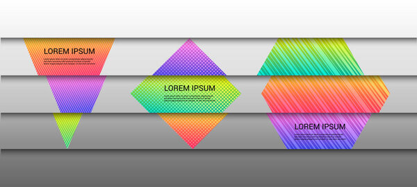 Геометрическая горизонтальная концепция
