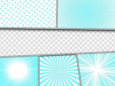 Çizgi roman ışık bileşimi