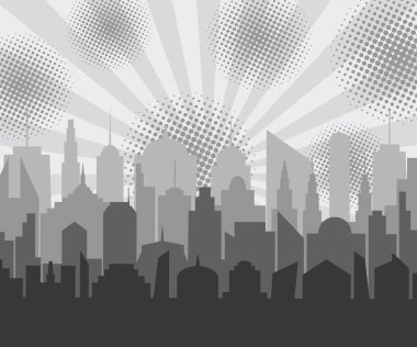 Gray city comic concept