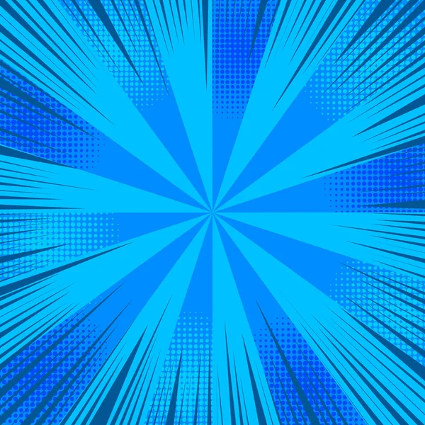 Абстрактний синій комічний фон — стоковий вектор