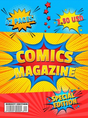 Comics dergisinin parlak kapağı