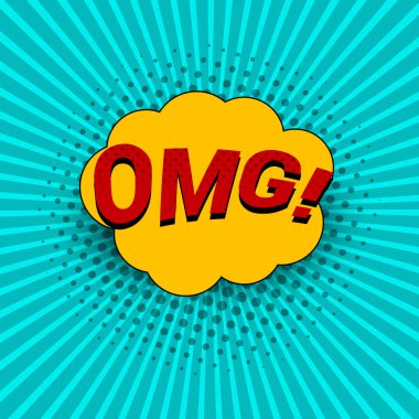 Komik renkli konsept