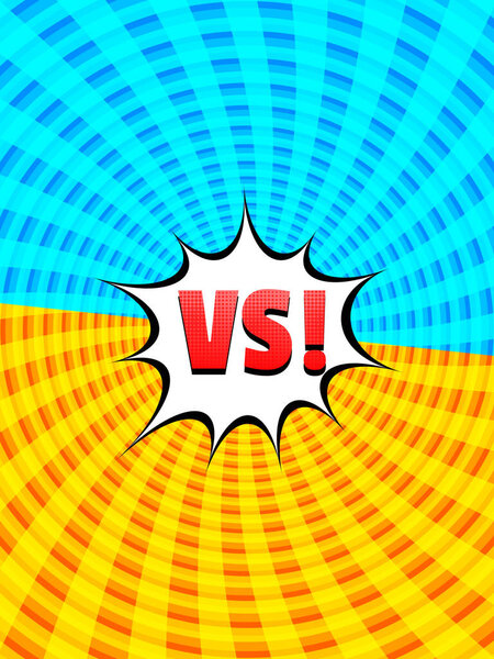 Comic duel vertical concept