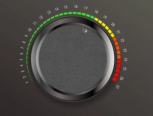 Control de volumen Dial — Vector de stock