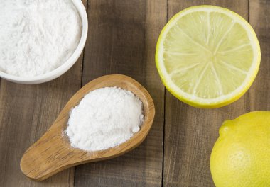pişirme soda (sodyum bikarbonat) ve limon