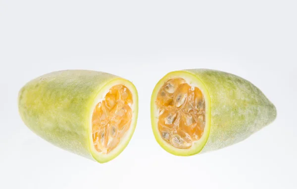 Curuba tropical fruit - Passiflora tripartite — Stock Photo, Image