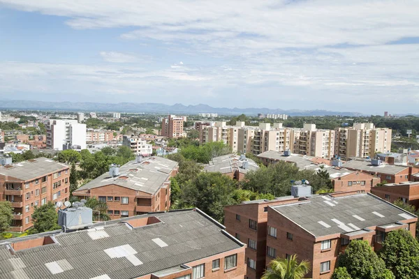 Ibague, Tolima / Colombie - 06 novembre 2016. Panoramica de la ville. Municipalité colombienne située dans le centre-ouest de la Colombie, sur la Cordillère centrale des Andes entre le canyon de Combeima et la vallée de la Madeleine — Photo