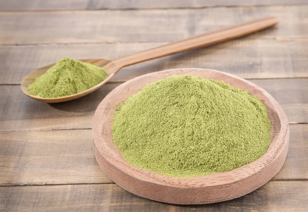 Polvo de moringa (Moringa oleifera ) — Foto de Stock