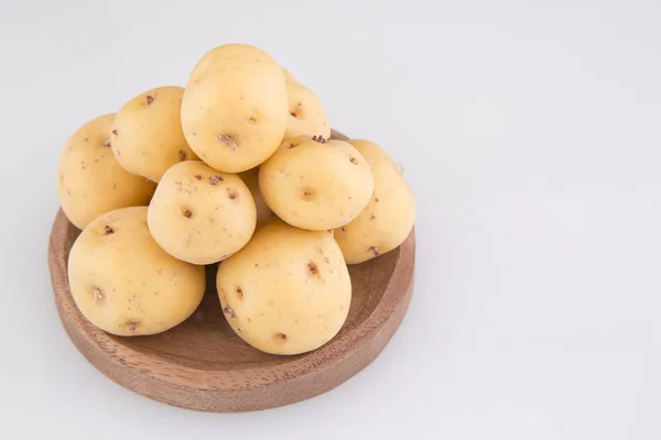 Желтый картофель (Solanum phureja ) — стоковое фото