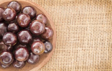 Berry Jaboticaba ahşap masa (Plinia cauliflora Tarih)
