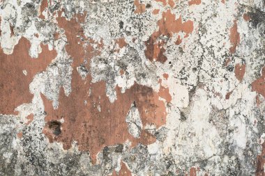 Aşınmış boya ile duvar