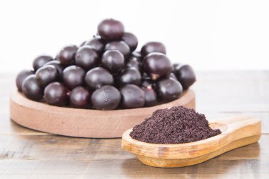 Acai Amazon meyve (Euterpe oleracea)