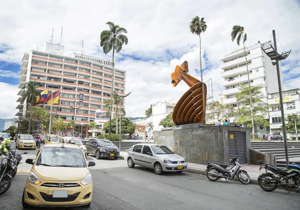 Ibague, Tolima / Kolombiya - 05 Kasım 2016. Kolombiya müzikal sermaye denilen şehir merkezinde.